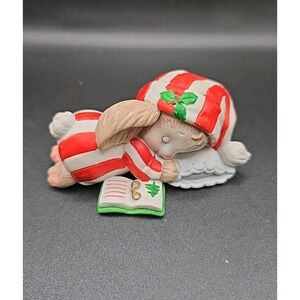 Enesco Sleeping Bunny Rabbit Figurine Christmas Holiday